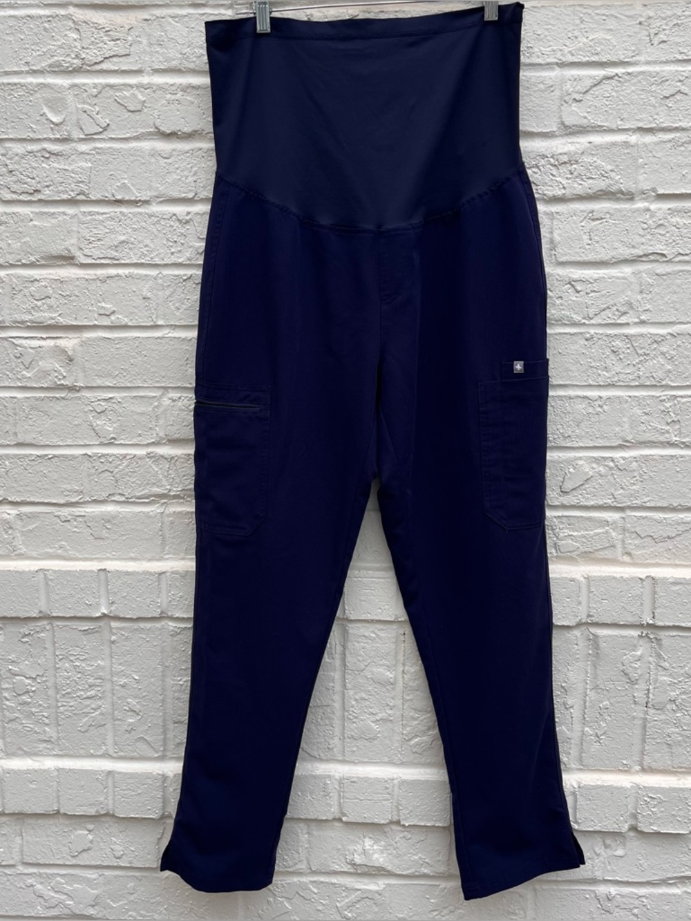 Figs Yola Maternity Scrub Pants Navy Size Large